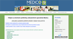 Desktop Screenshot of medico.cz